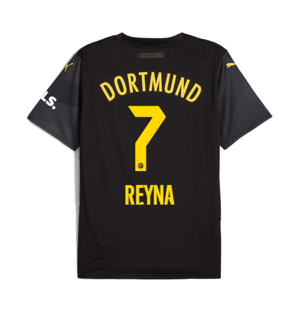 Borussia Dortmund 24 - 25 Season Away Jersey, Reyna's Number 7 Kit