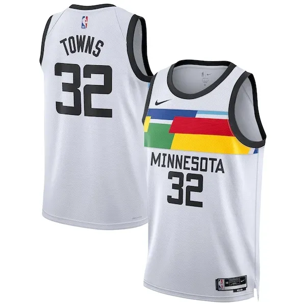 Karl-Anthony Towns MIN Swingman Jersey - premium NBA - White
