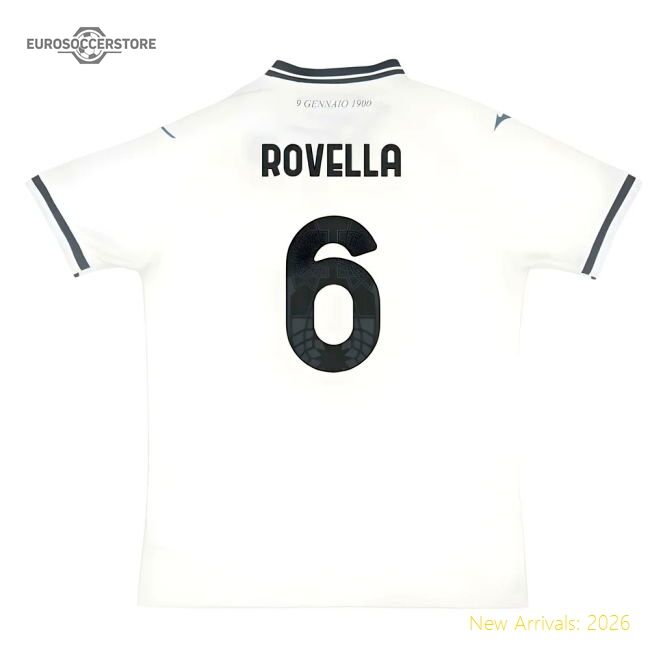 2025-2026 Biancocelesti Away Shirt (rovella 6) - Supporter Edition
