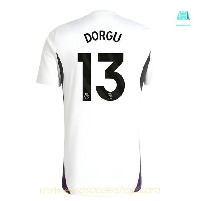2025-2026 Man Utd Training Jersey (White) (Dorgu 13)