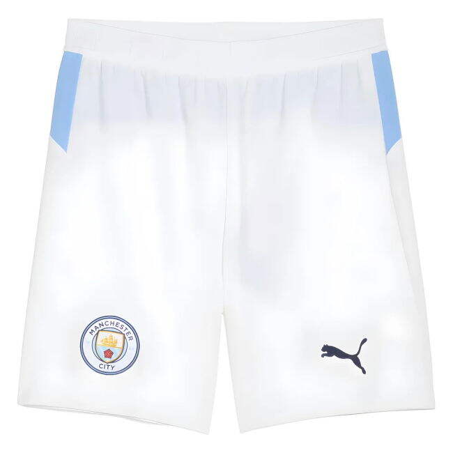Man City 2025-2026 Home Shorts - (Adult
