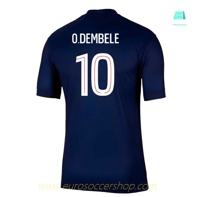 2025-2026 PSG Paris Saint Germain Home Shirt (O.Dembele 10)