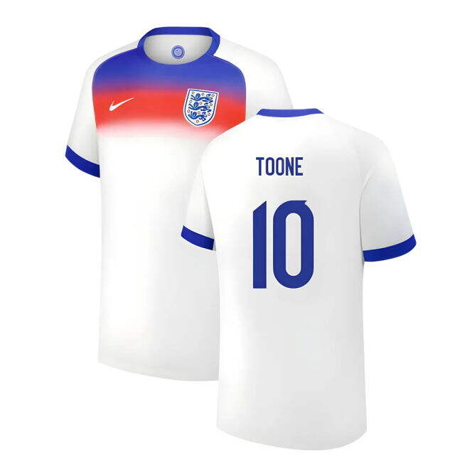 Womens England A Team Professional Grade Home Pro Shirt (TOONE 10) (1)