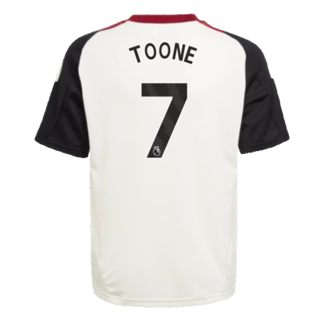 2024-2025 Manchester United Authentic Home Jersey (Off White) - Kid...