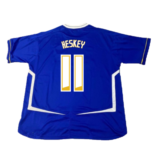 Professional Grade Dedicated Leicester Home Shirt Good Xxl Heskey ...
