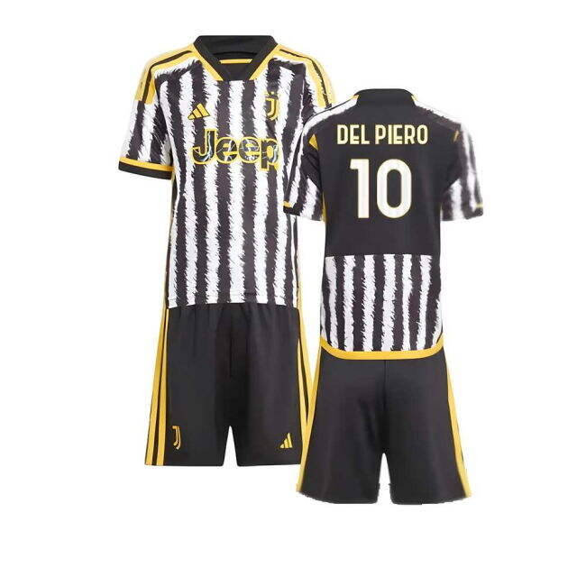 Fan Gear Juve Juventus Home Mini Kit Del Piero #10 Durable Materia...
