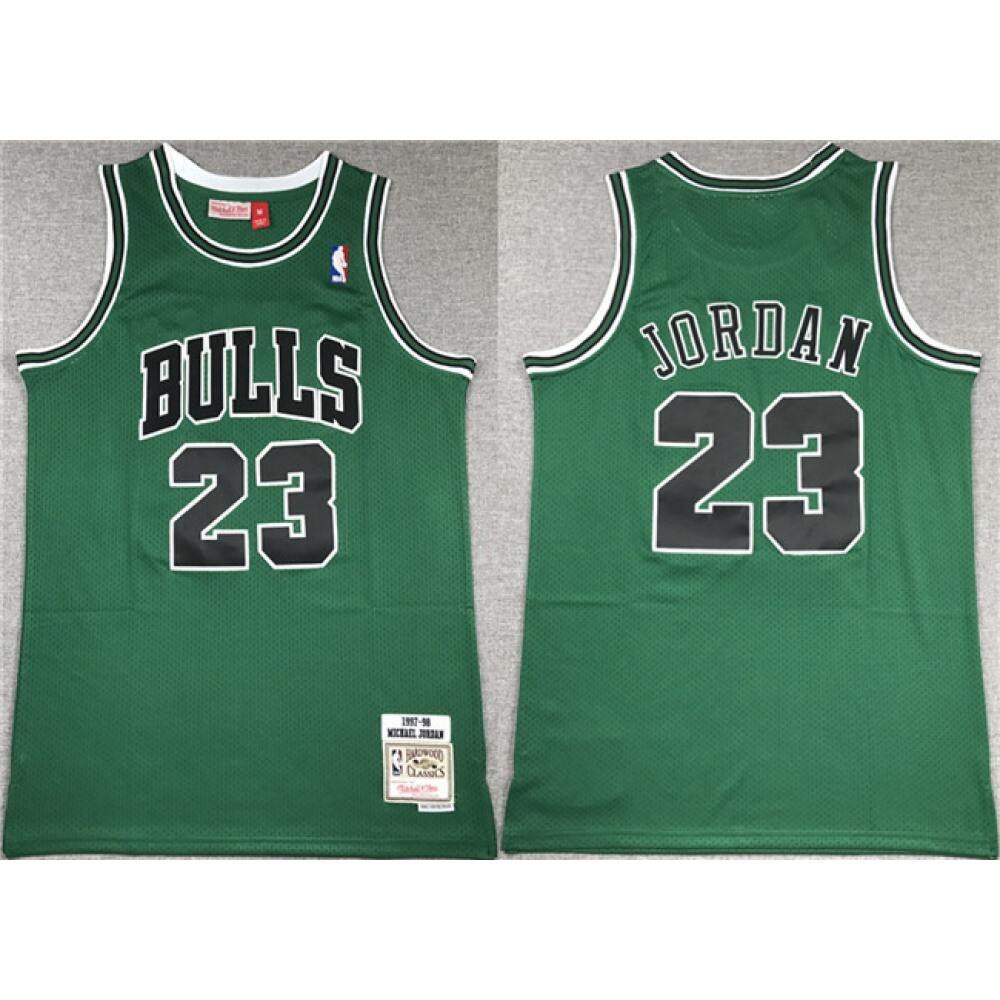 Premium 23 Chicago Bulls Jersey Green - - Must-Have Jersey