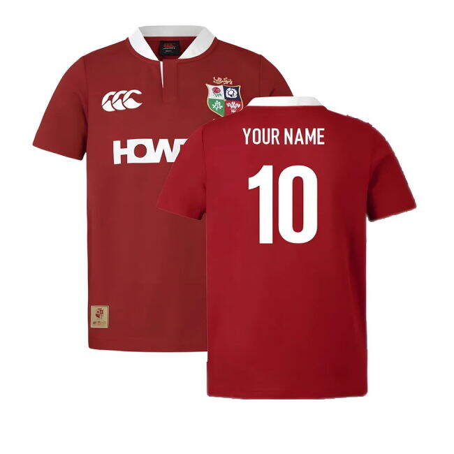 2025 British & Lions Classic SS Rugby Shirt (Your Name)