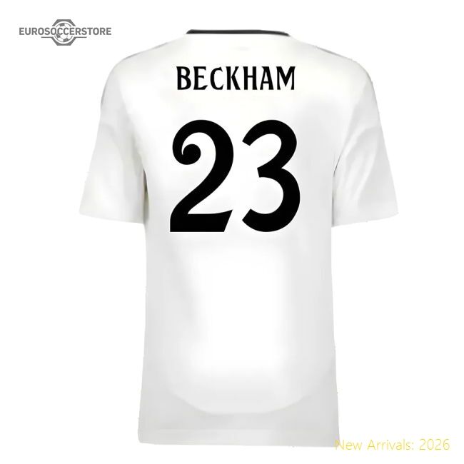 Exceptional 2024-2025 Real Madrid Home Youth Kit (beckham 23)
