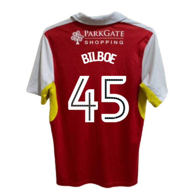 Official Rotherham Home Shirt Good Xl Bilboe #45 Match Quality 202...