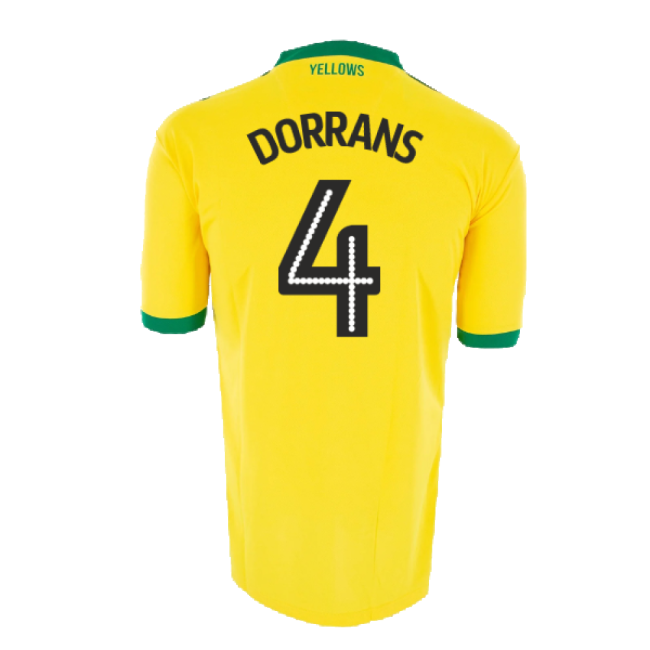 Norwich City 2016-17 Home Shirt ((Good) XXL) (Dorrans 4) (Fan Favor...