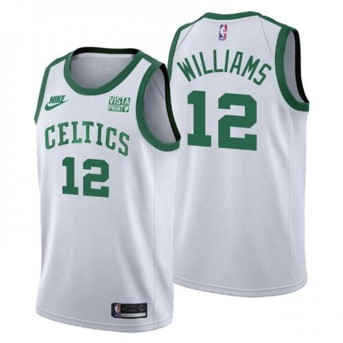 Boston Boston Celtics #12 Grant Williams Womens Nike Releases Classic Edition NBA 75th Anniversary Jersey White Womens