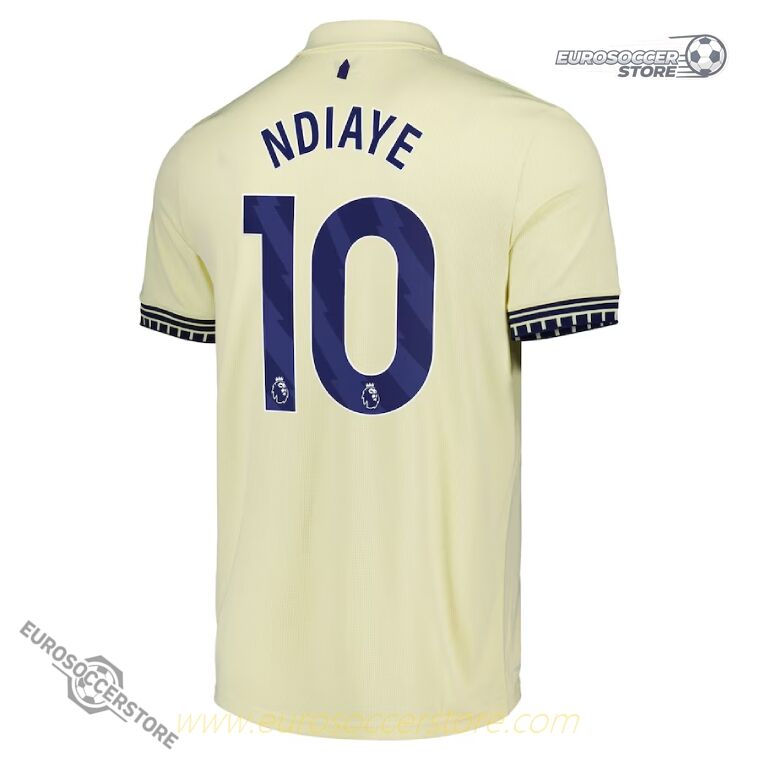 Everton's 25-26 Season NDIAYE Number 10 Away Football Jersey