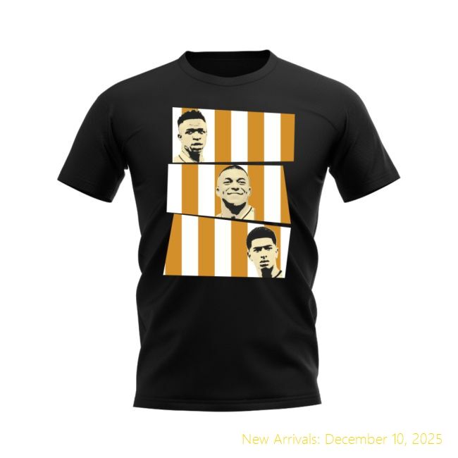 RM Vinicius Jr Mbappe Bellingham Real Madrid Trio T-Elite Shirt