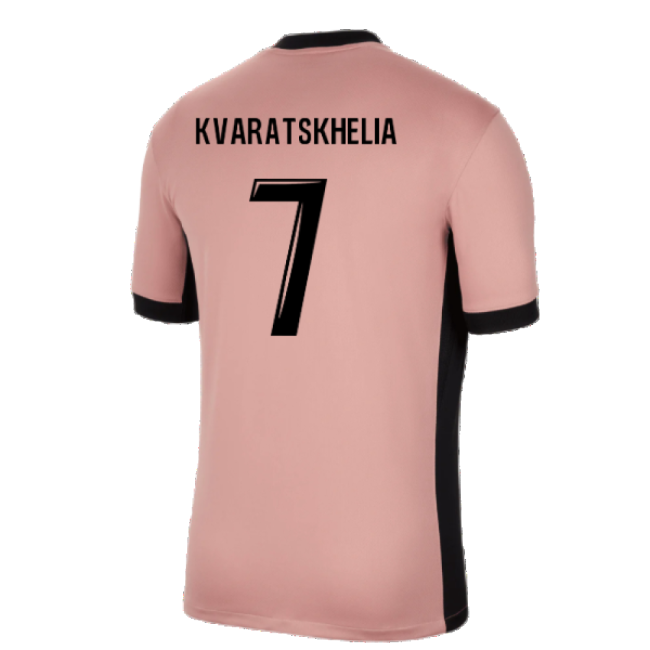 PSG 2024-2025 Third Football Kit (Kvaratskhelia 7) | Breathable
