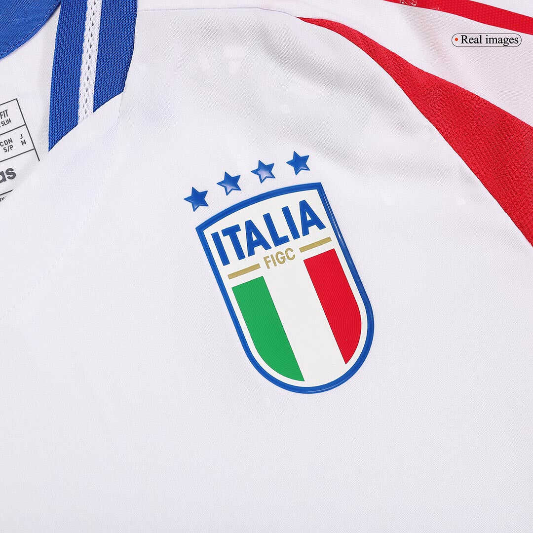 Player Version CHIESA #14 Italy Away Soccer Jersey Euro 2024Authentic