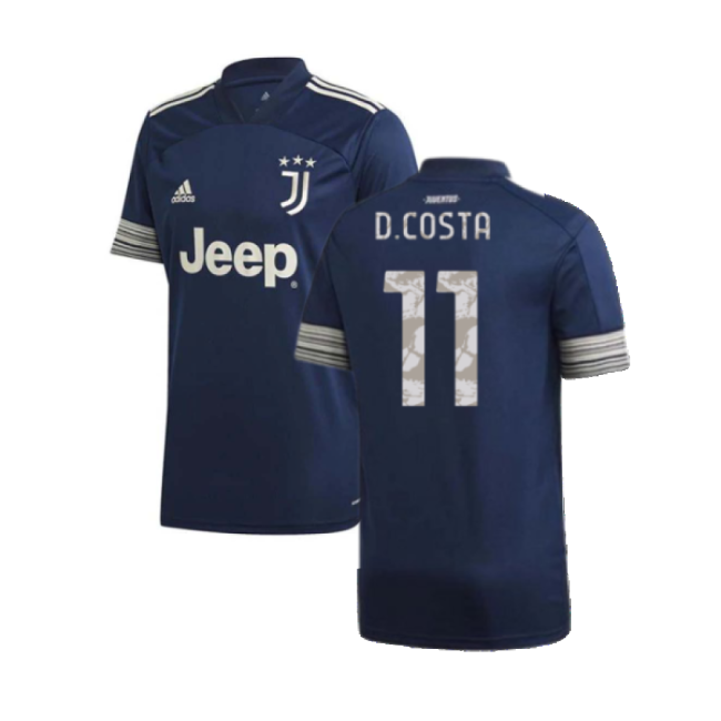 2020-2021 Juventus Away Classic Shirt (D.COSTA 11) Reinforced Seams