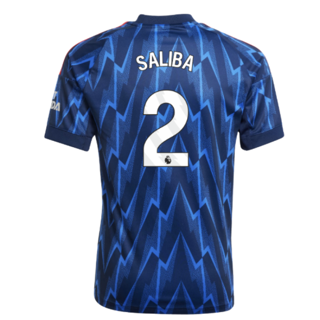match worn 2025-2026 Arsenal Away Shirt (Kids) (Saliba 2)