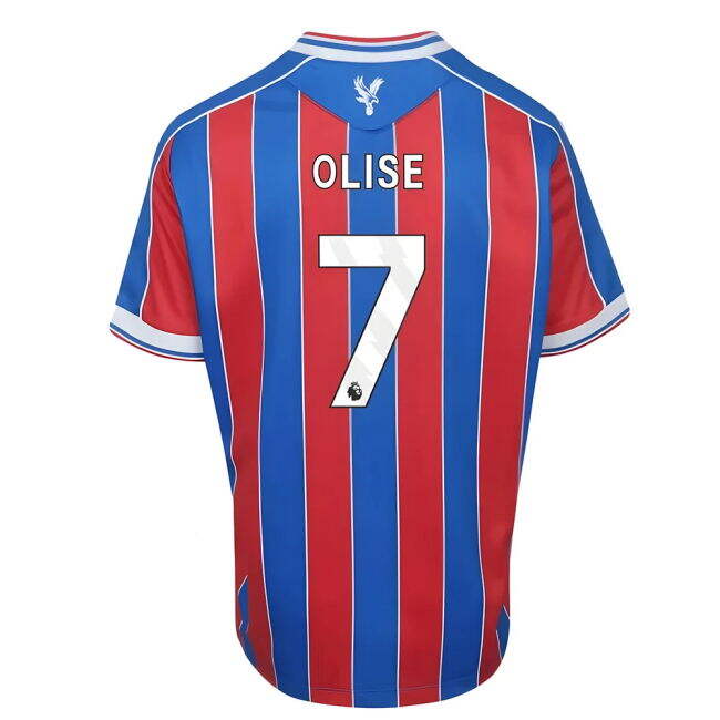 Kids Crystal Palace Football Club Trendy Home Game Jersey (Olise 7)