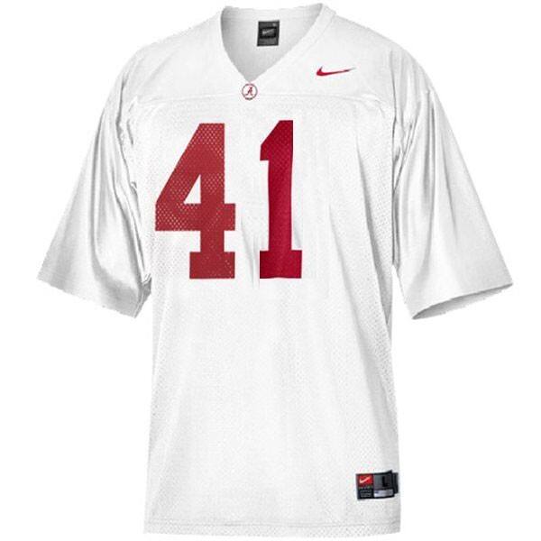 Youth Alabama Crimson Tide #41 Courtney Upshaw White V3c Jersey