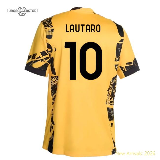 Premium-grade 2024-2025 Inter Milan Third Shirt (lautaro 10)