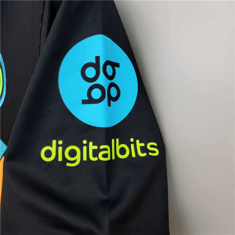 Inter Milan 21-22 Third Black Soccer Jersey Football Shirt - Official