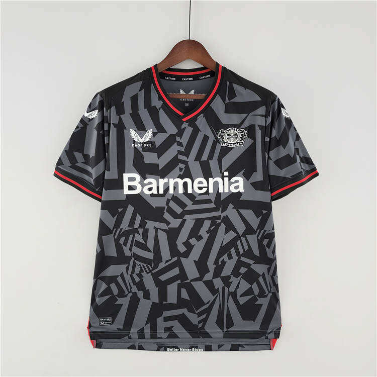 Bayer Leverkusen 2223 Third Black Soccer Jersey Football Shirt -