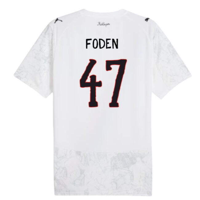 2025-2026 KIDSUPER x Manchester City CWC Shirt (White) (Foden 47)