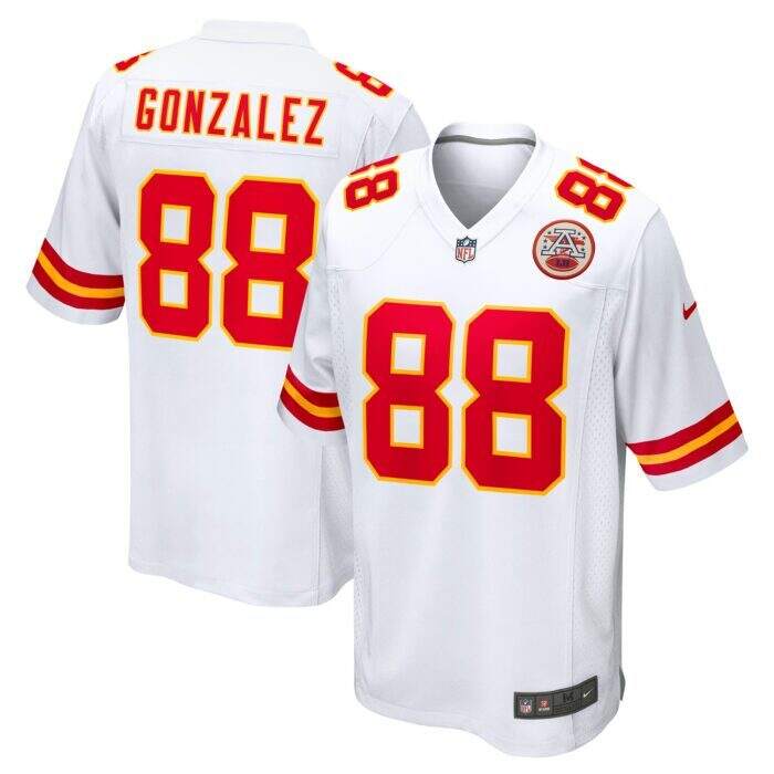 Men's Kansas City Chiefs Tony Gonzalez Nike White Retired ...