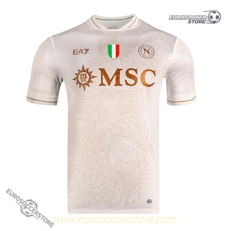 S.S.C. Napoli 2025-26 Season Away BUONGIORNO 4 Football Jersey