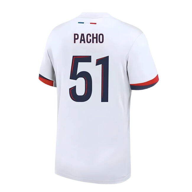 Official Psg Psg Away Shirt Pacho #51 Superior Craftsmanship 2025-...
