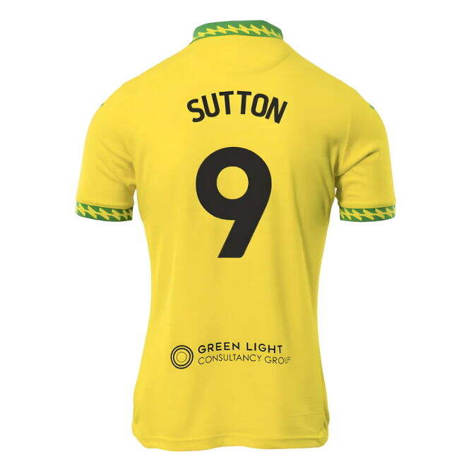2025-2026 Norwich City Home Shirt (Sutton 9)