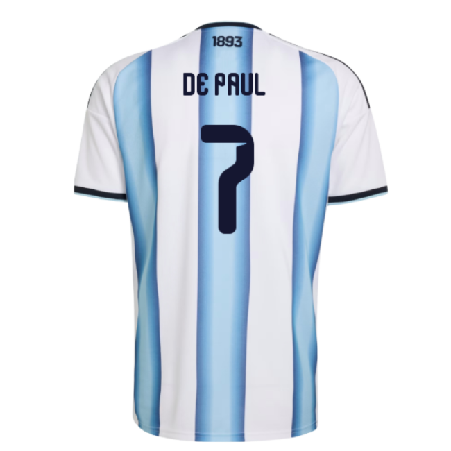 Vintage Argentina 2026-2027 Argentina Home Shirt (De Paul 7) for Su...