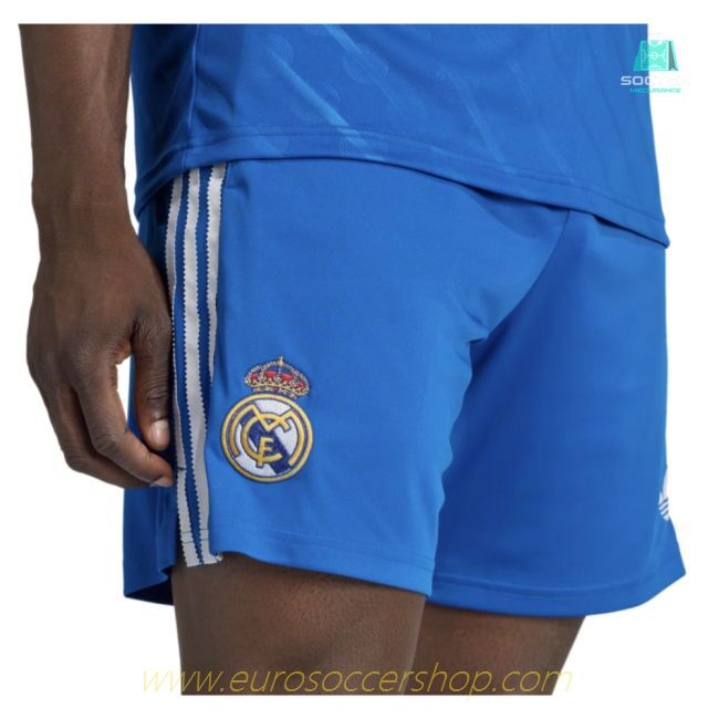 2025-2026 Real Madrid Third Shorts (Blue)