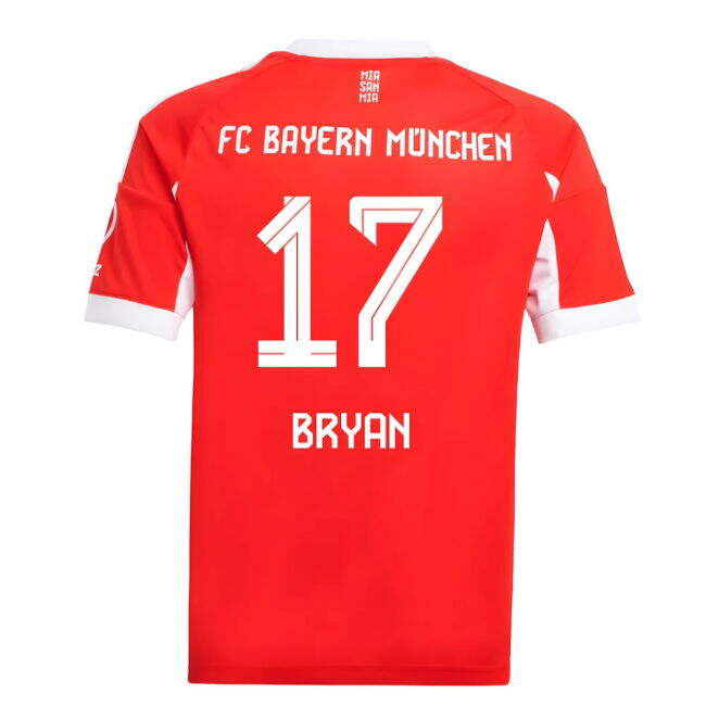 2025-2026 Bayern Munich Home Shirt (Kids) (Bryan 17)