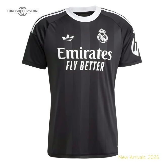 High-quality 2025-2026 Real Madrid Third Goalkeeper Shirt (black)
