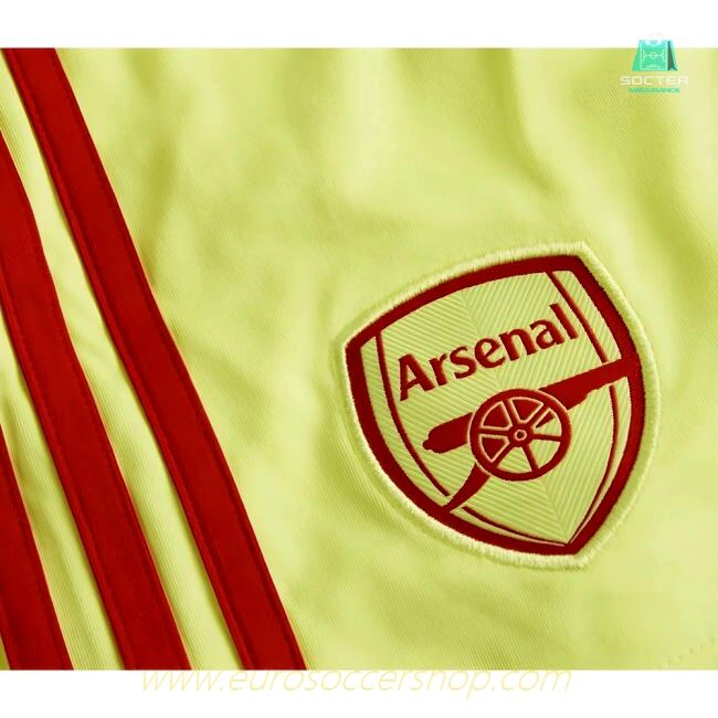 2025-2026 Arsenal Home Goalkeeper Shorts (Yellow) - Kids