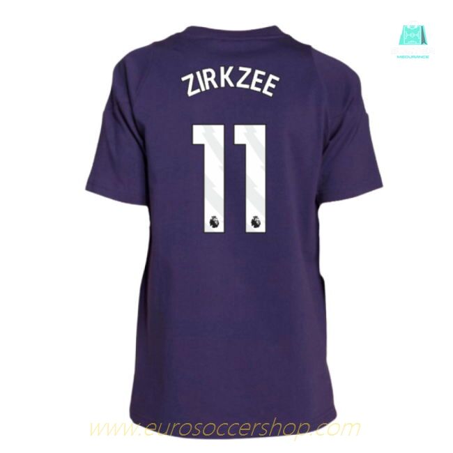 2025-2026 Man Utd Training Tee (Aurora Plum) - Kids (Zirkzee 11)