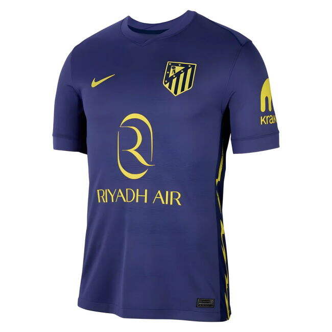 2025-2026 Genuina Camiseta Atlético Madrid Visitante - Hombres