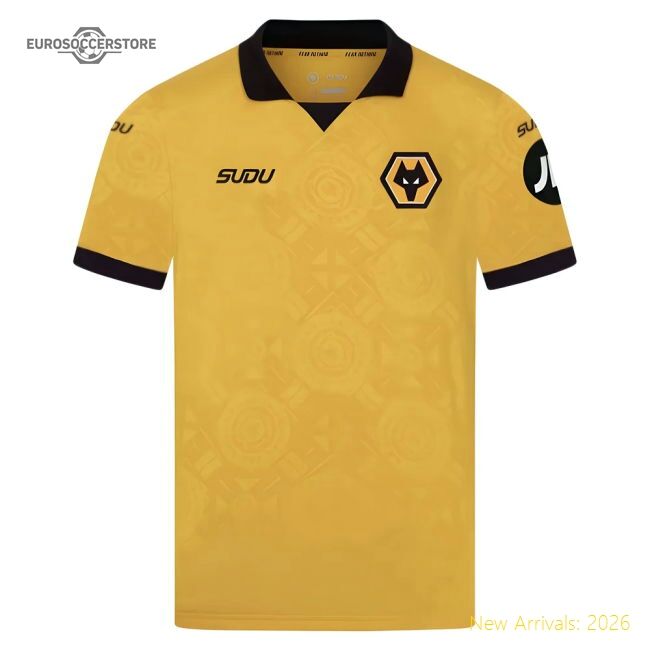 Official 2025-2026 Wolves Home Shirt (kids) - Premium Quality Baby