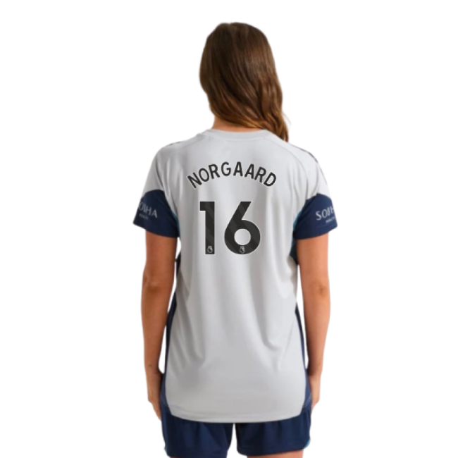 2025-20 Arsenal Training Soccer Jersey Norgaard #16 L M Women S