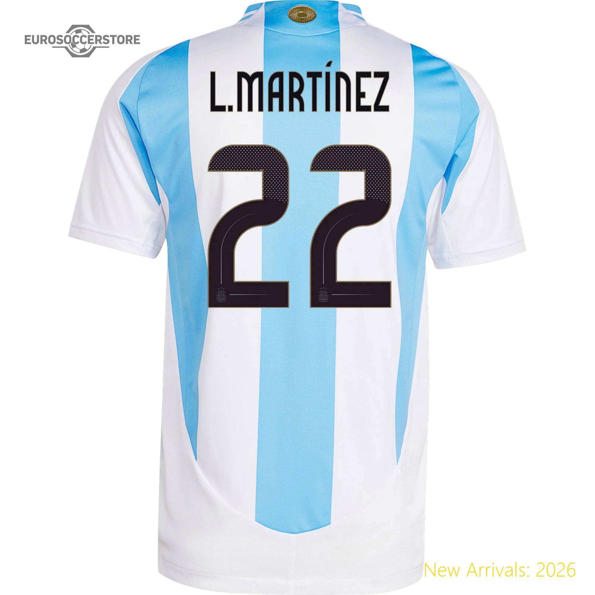 Officially Approved Men Arg Team Home Top-grade Jersey 2024