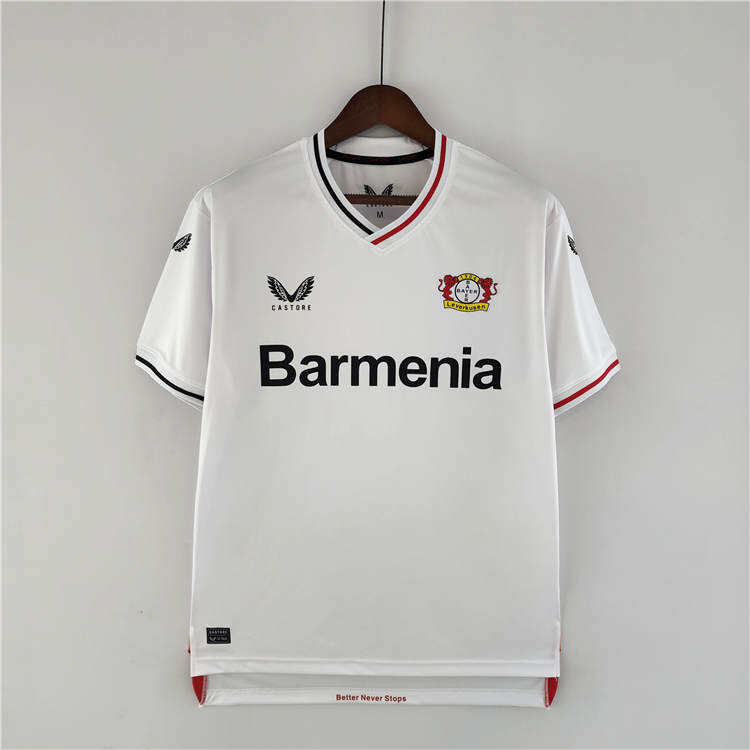 Bayer Leverkusen 2223 Away White Soccer Jersey Football Shirt -