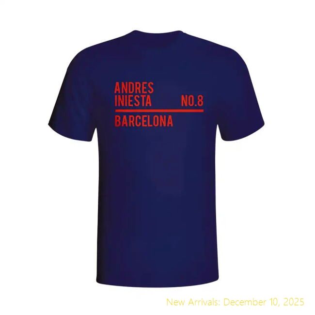 Performance Barca Andres Iniesta Barcelona Squad T-shirt (navy)