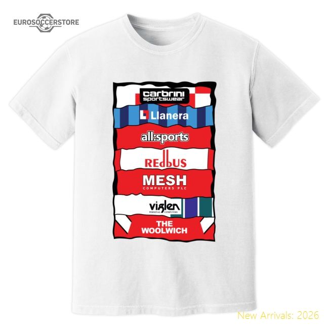Authentic Charlton Sponsor History T-shirt (white) - Premium Quality