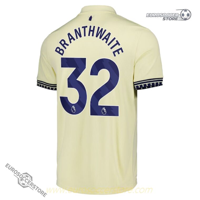Everton 25-26 Season Away Jersey, BRANTHWAITE #32