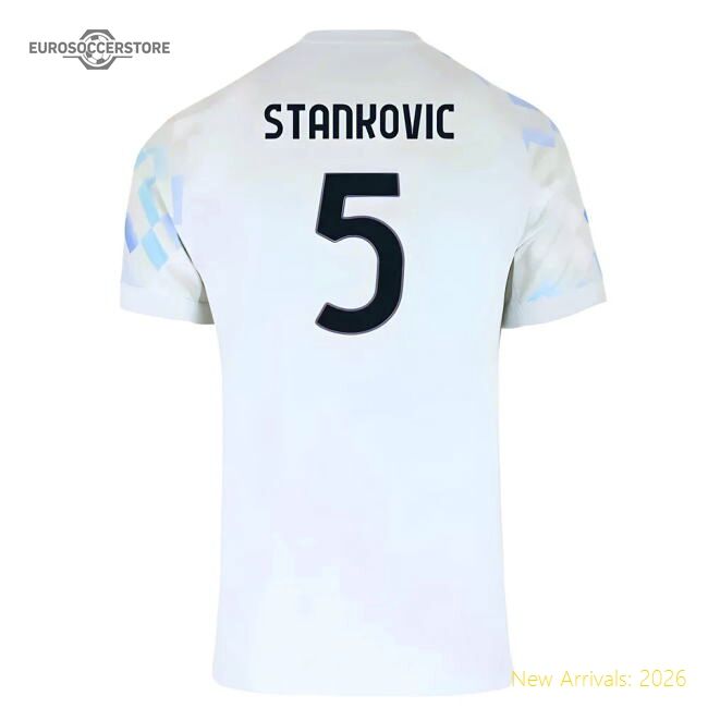 Premium Inter Milan Away Stankovic Jersey 2025-2026 Moisture-wicking