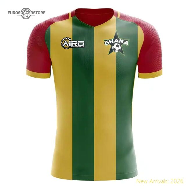 Ghana Concept 20252026 Home Shirt  Official X Breathable