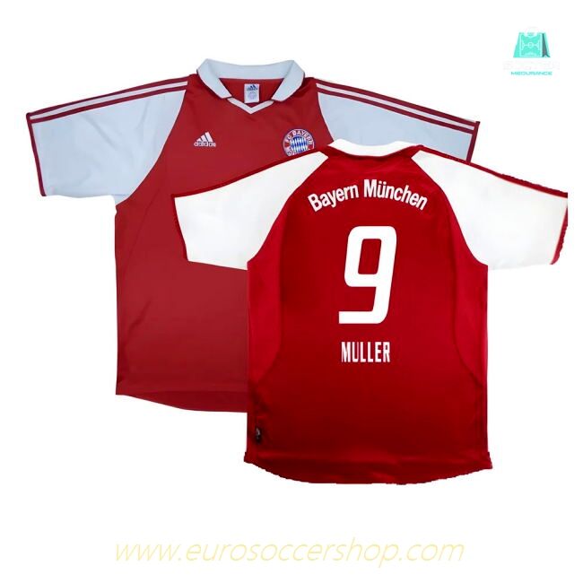 Bayern Munich 2003-04 Home Shirt ((Excellent) XL) (Muller 9)