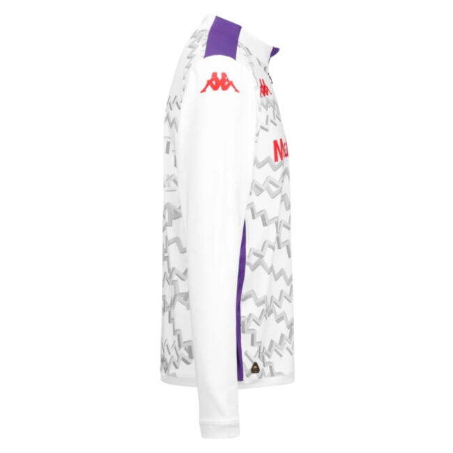 2024-2025 Fiorentina Training Sweat 1/4 Zip (White)